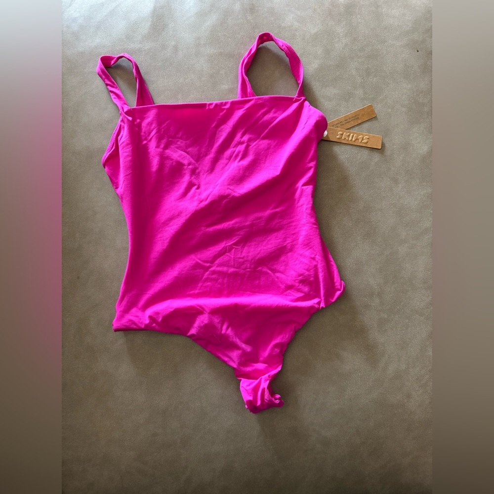 Skims Bright Pink Bodysuit